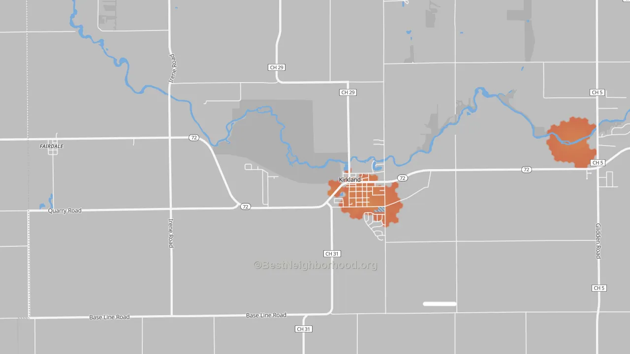 Bike Grade map of 60146, IL