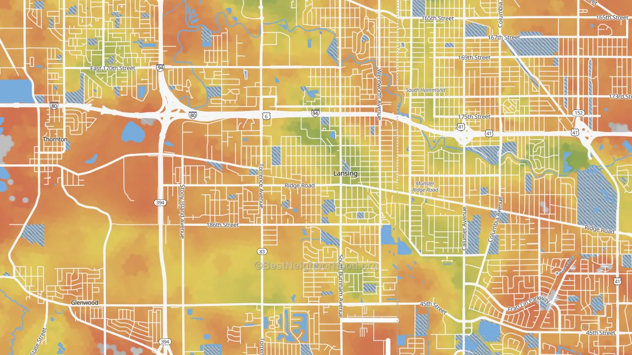 Bike Grade map of 60438, IL
