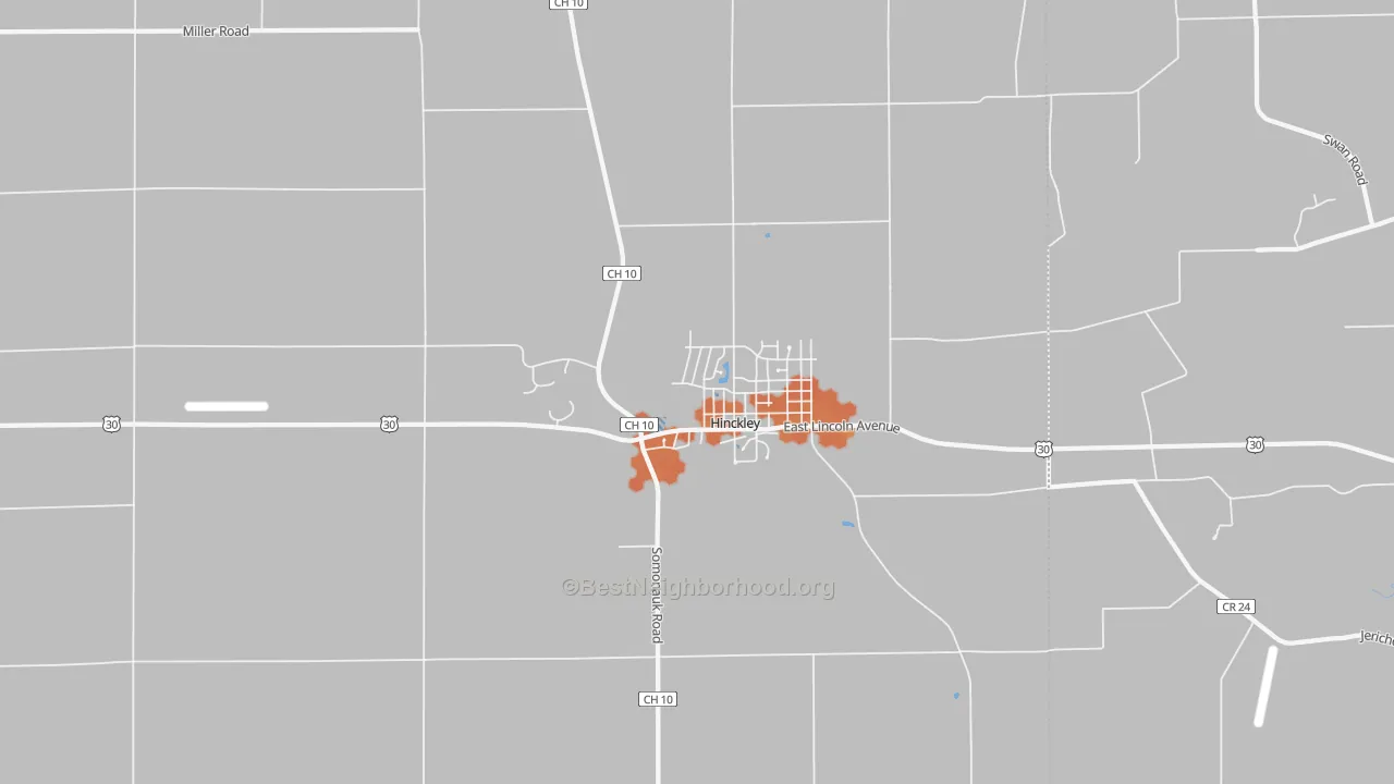 Bike Grade map of 60520, IL