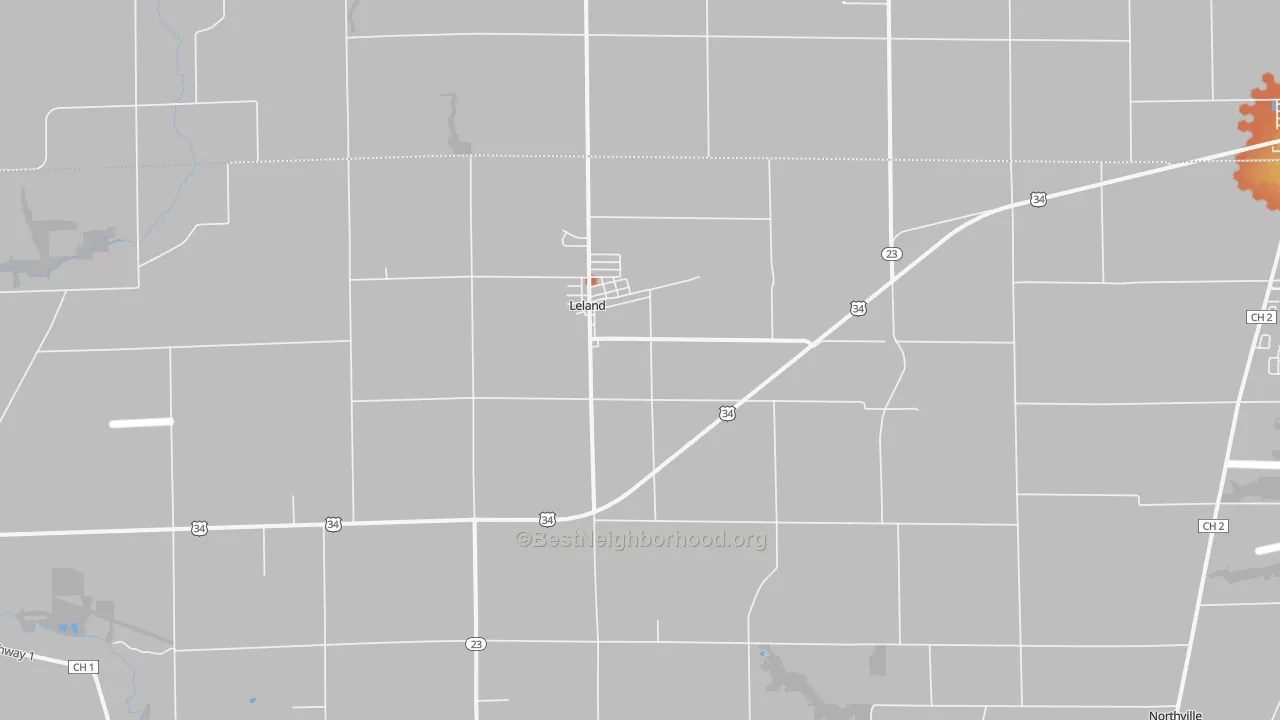 Bike Grade map of 60531, IL