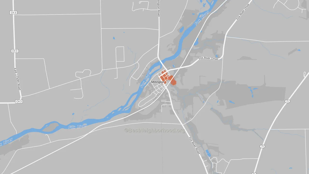Bike Grade map of 60537, IL