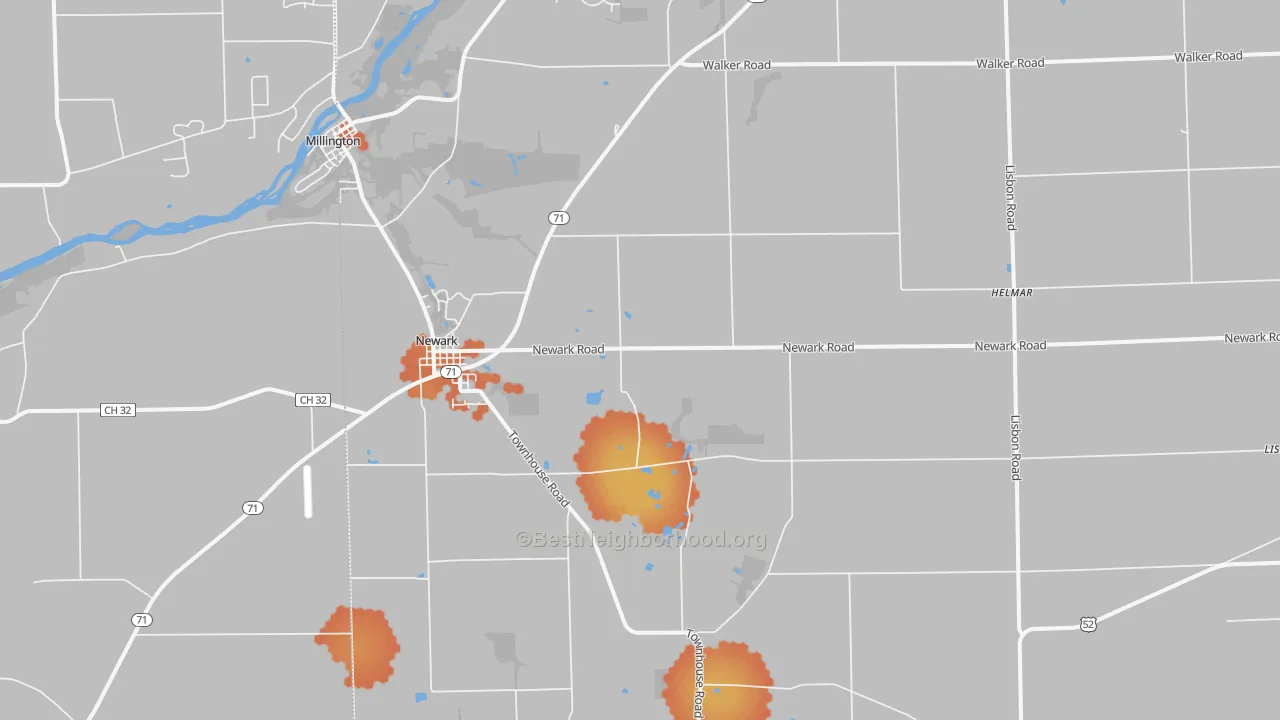 Bike Grade map of 60541, IL