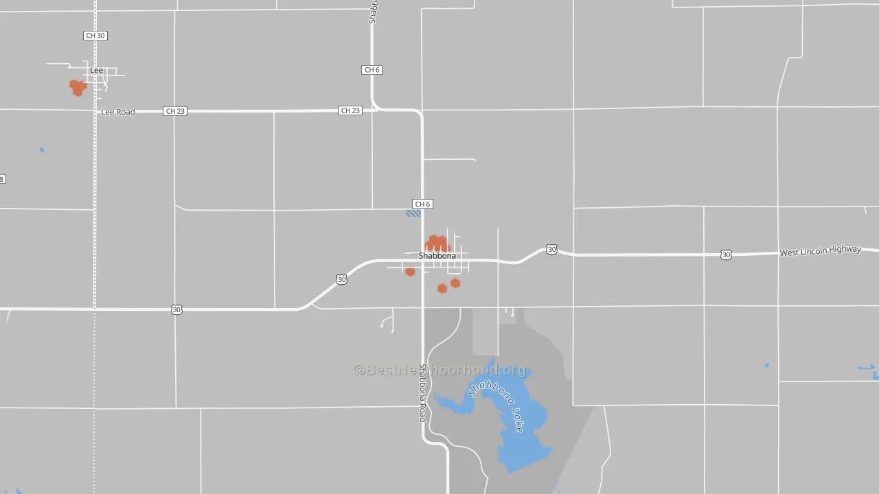 Bike Grade map of 60550, IL