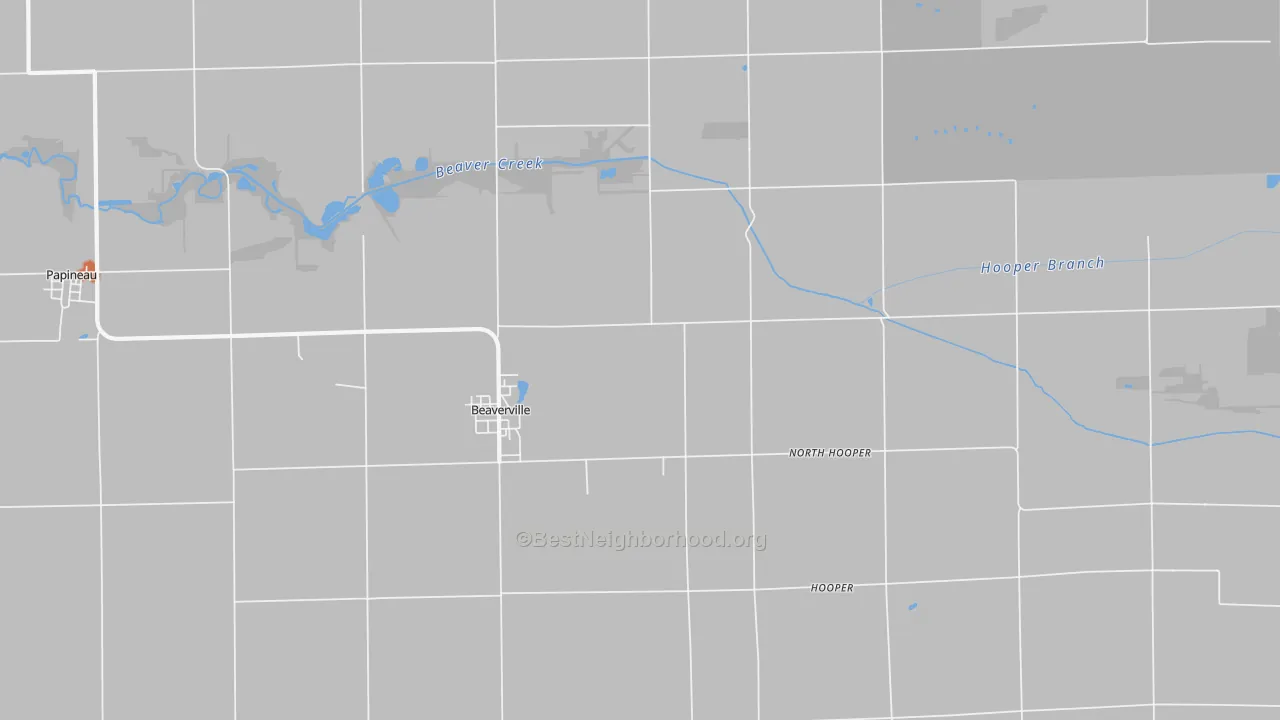 Bike Grade map of 60912, IL