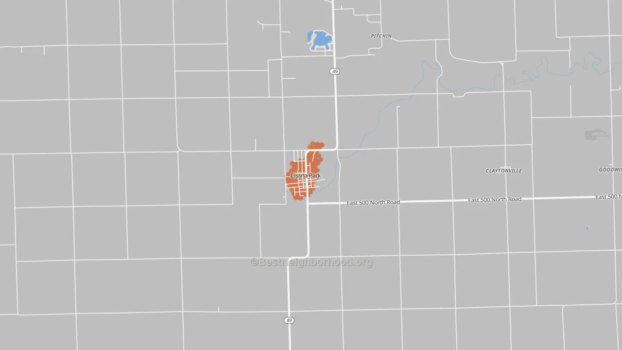 Bike Grade map of 60924, IL