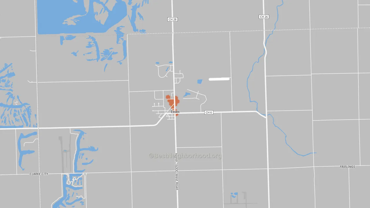 Bike Grade map of 60935, IL