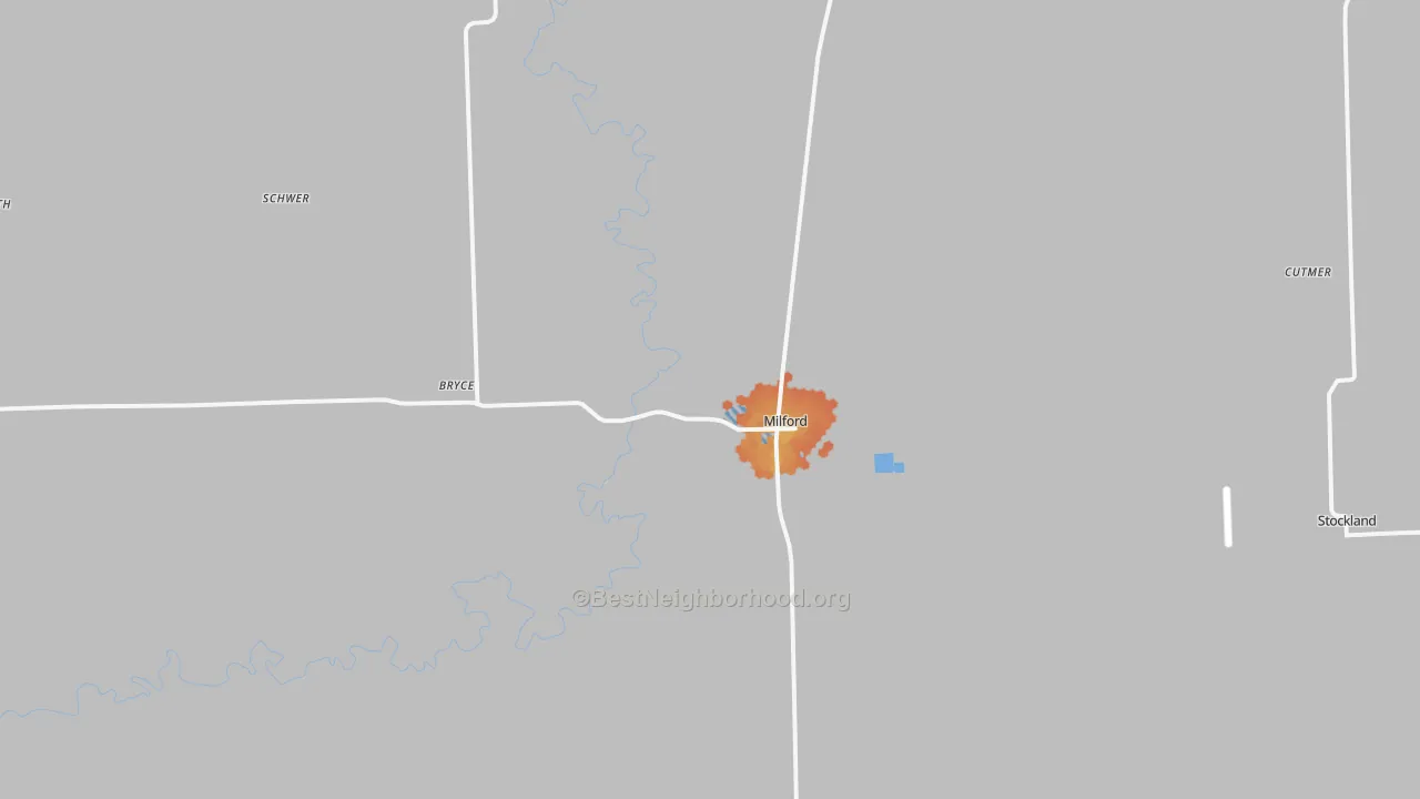 Bike Grade map of 60953, IL