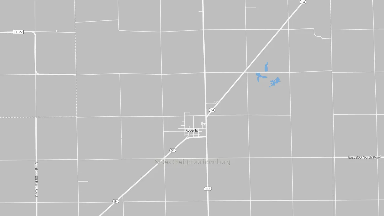 Bike Grade map of 60962, IL