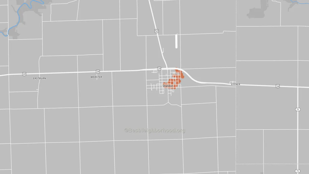 Bike Grade map of 60966, IL