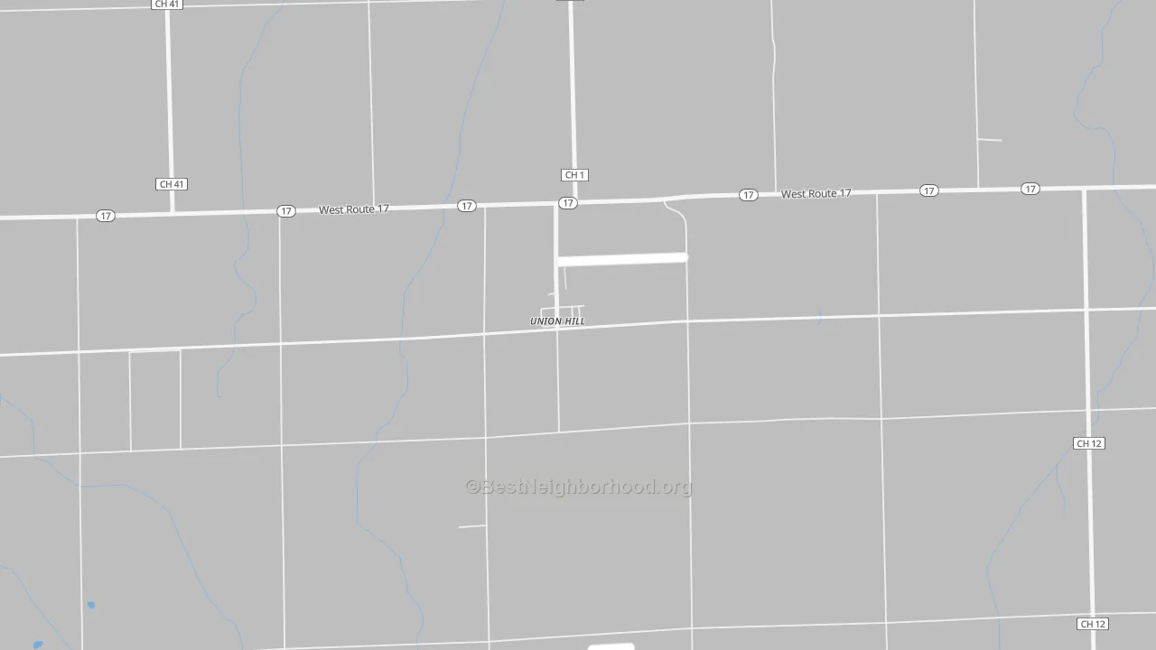 Bike Grade map of 60969, IL