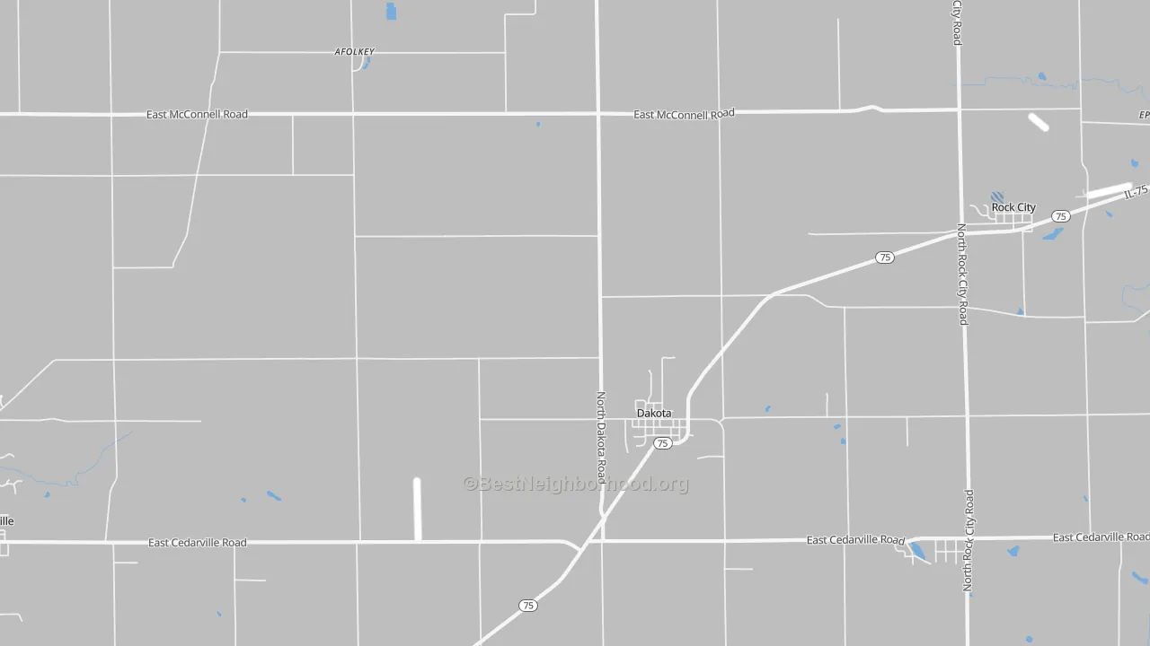 Bike Grade map of 61018, IL