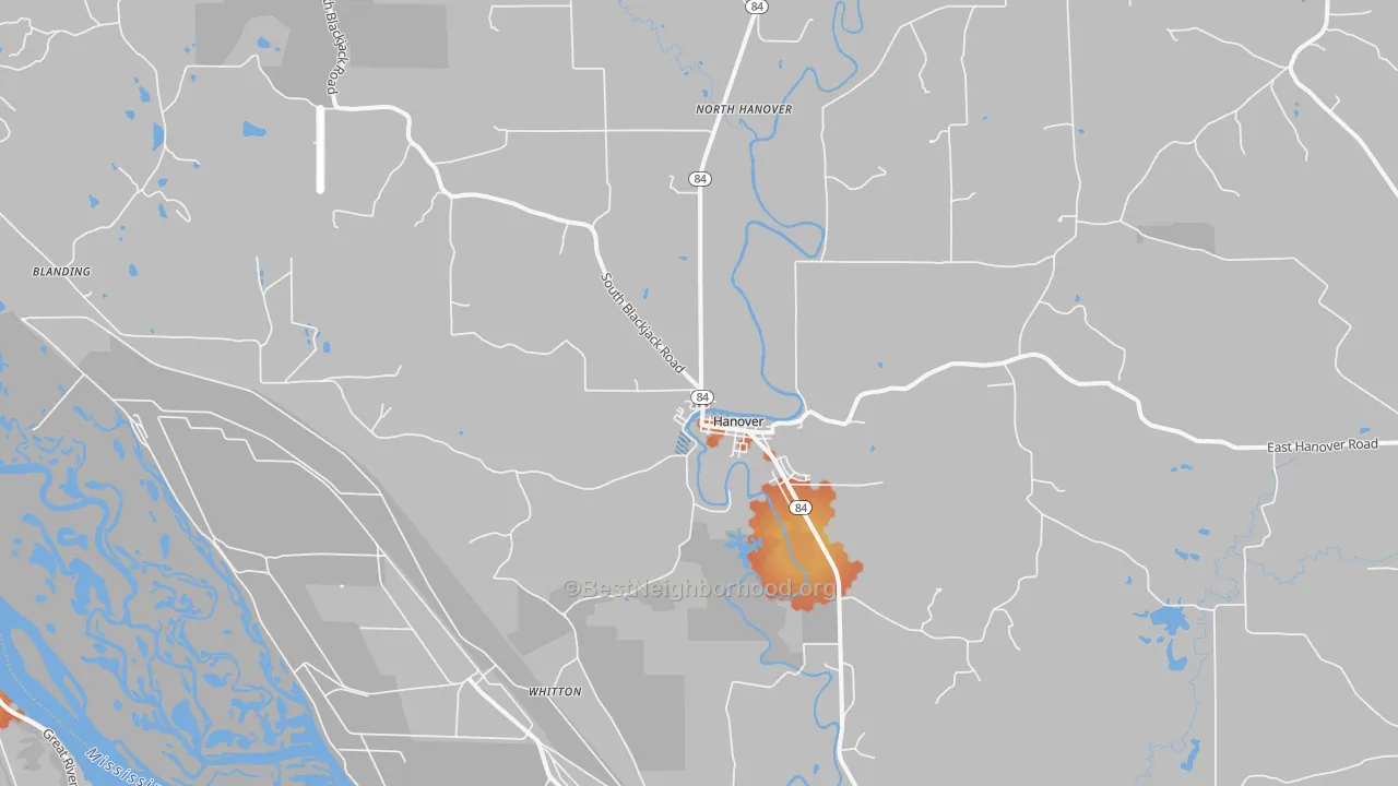 Bike Grade map of 61041, IL