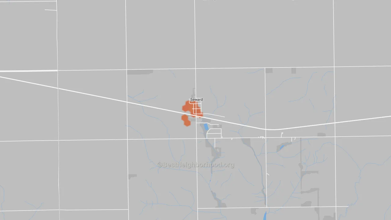 Bike Grade map of 61077, IL
