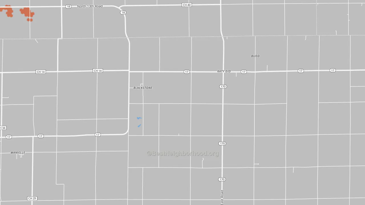 Bike Grade map of 61313, IL