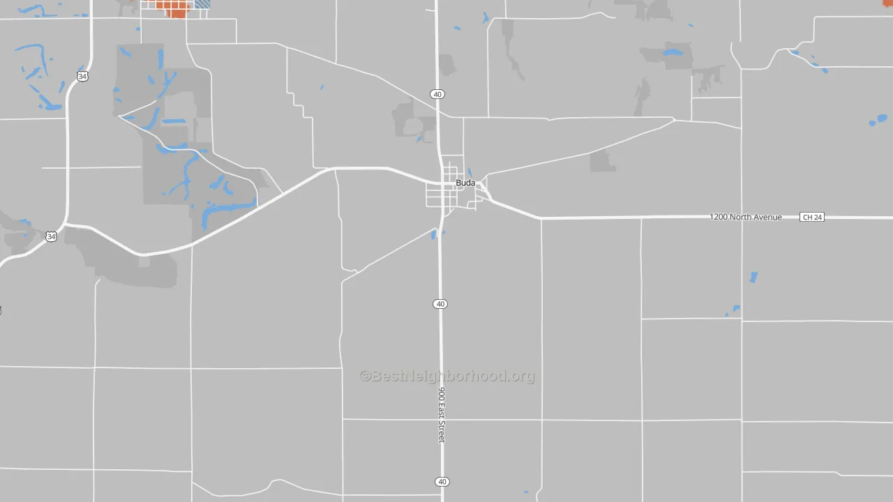 Bike Grade map of 61314, IL