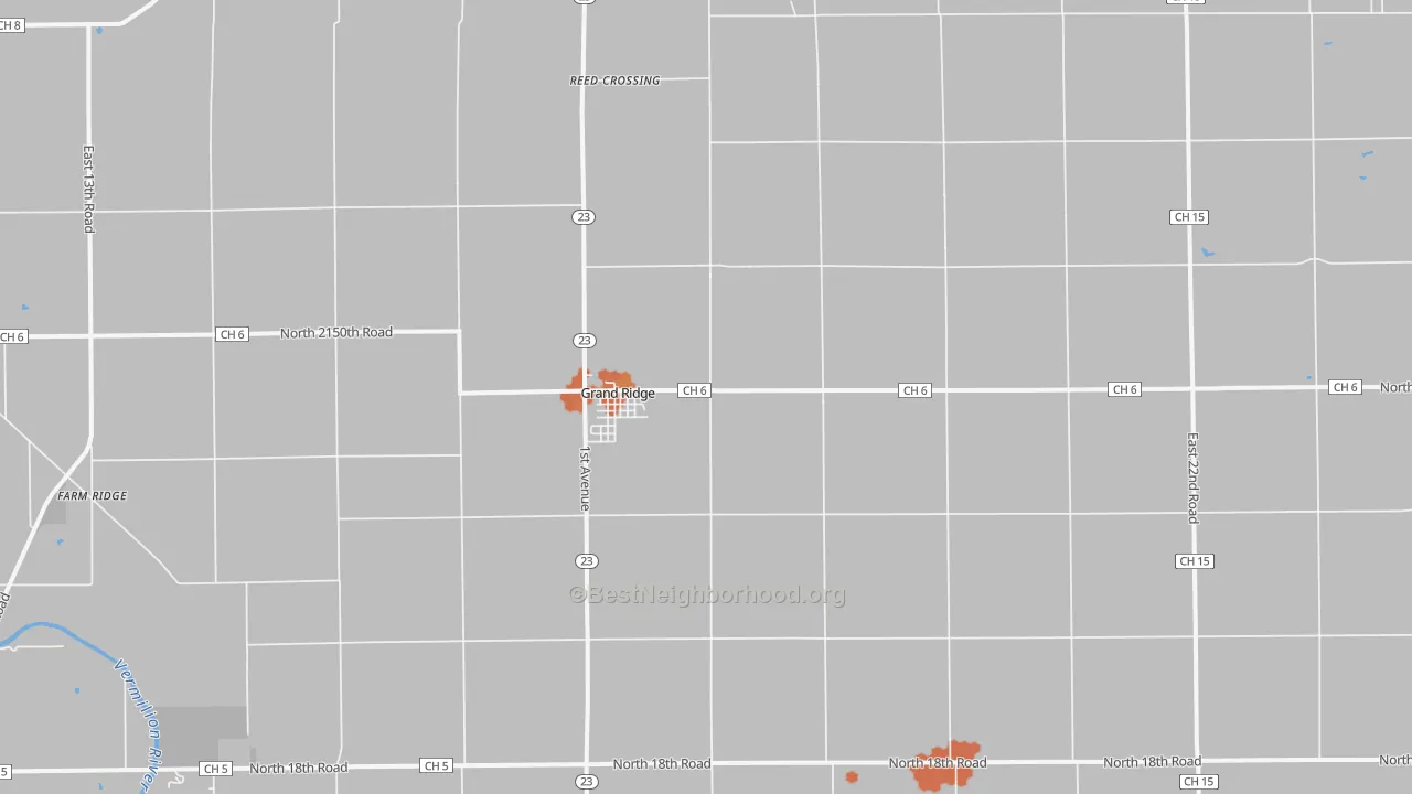 Bike Grade map of 61325, IL