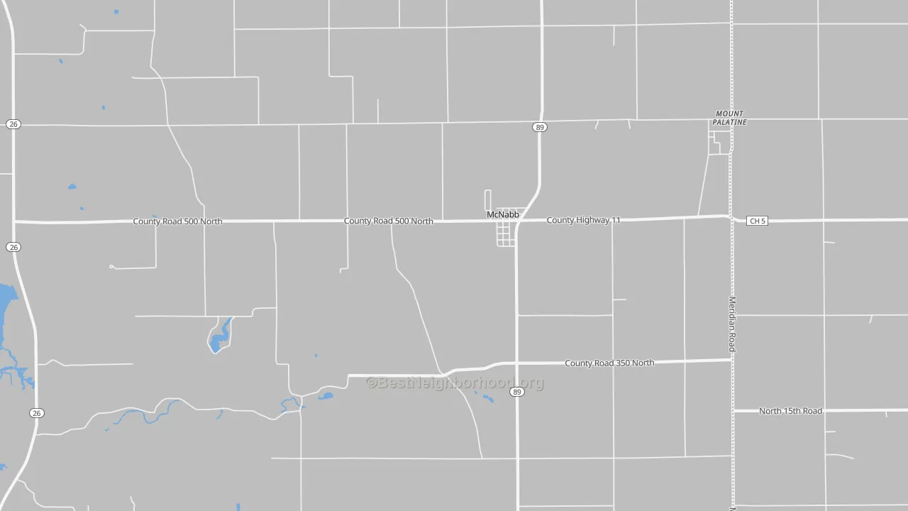 Bike Grade map of 61335, IL