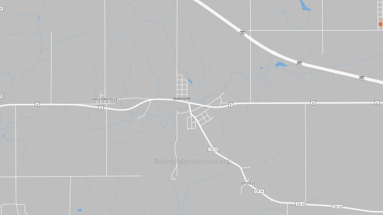 Bike Grade map of 61359, IL