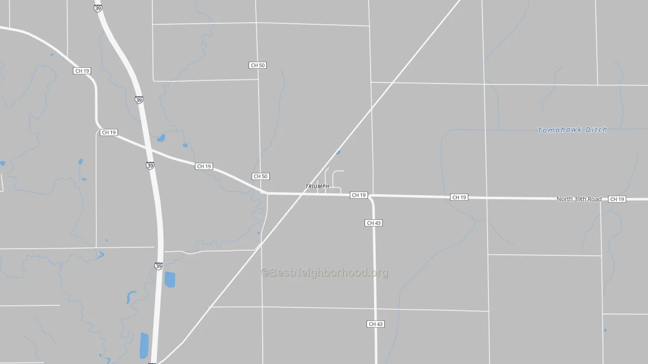Bike Grade map of 61371, IL