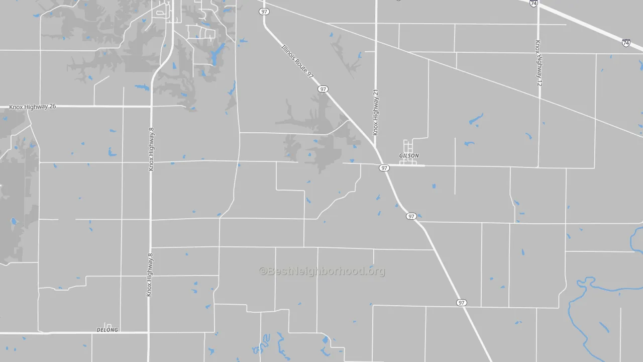 Bike Grade map of 61436, IL