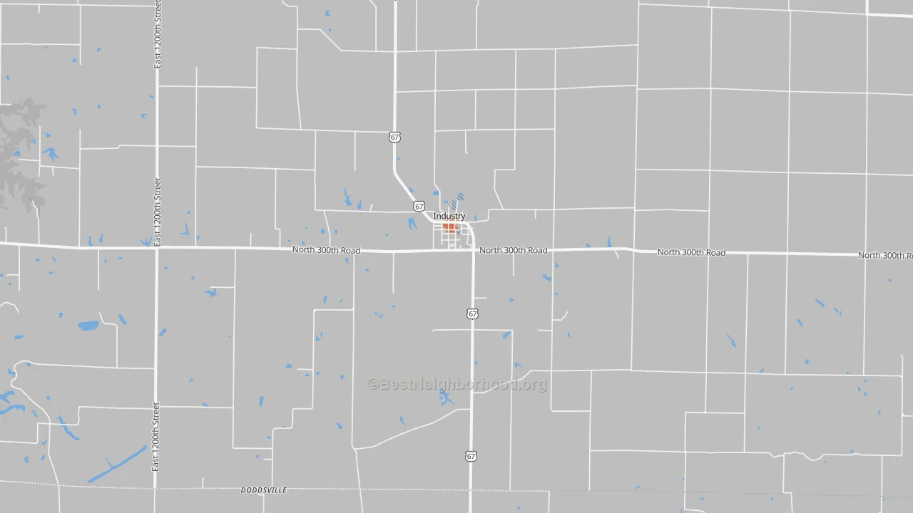 Bike Grade map of 61440, IL