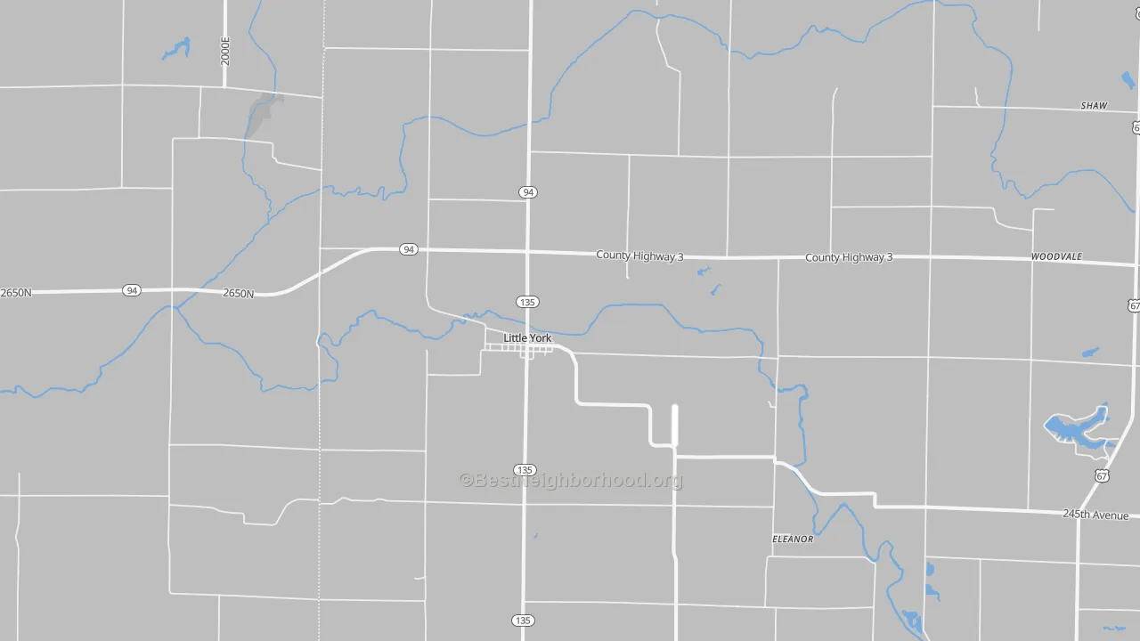 Bike Grade map of 61453, IL