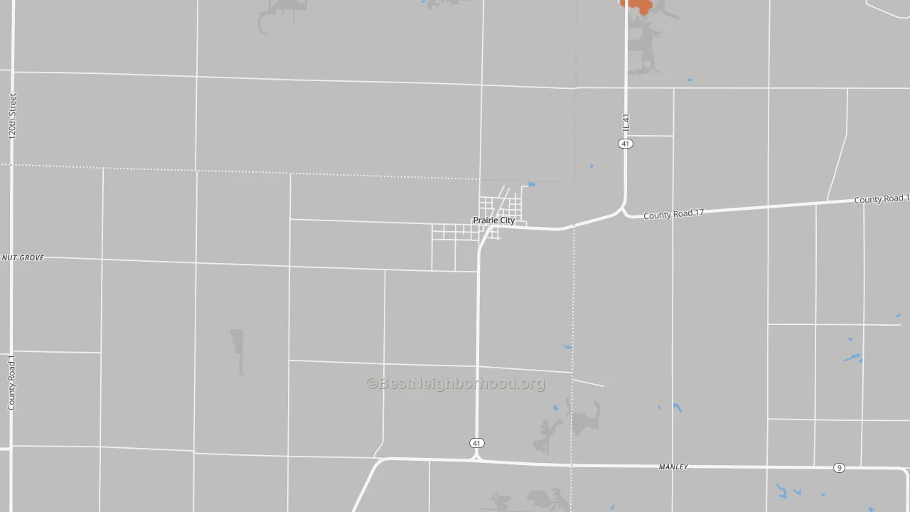 Bike Grade map of 61470, IL