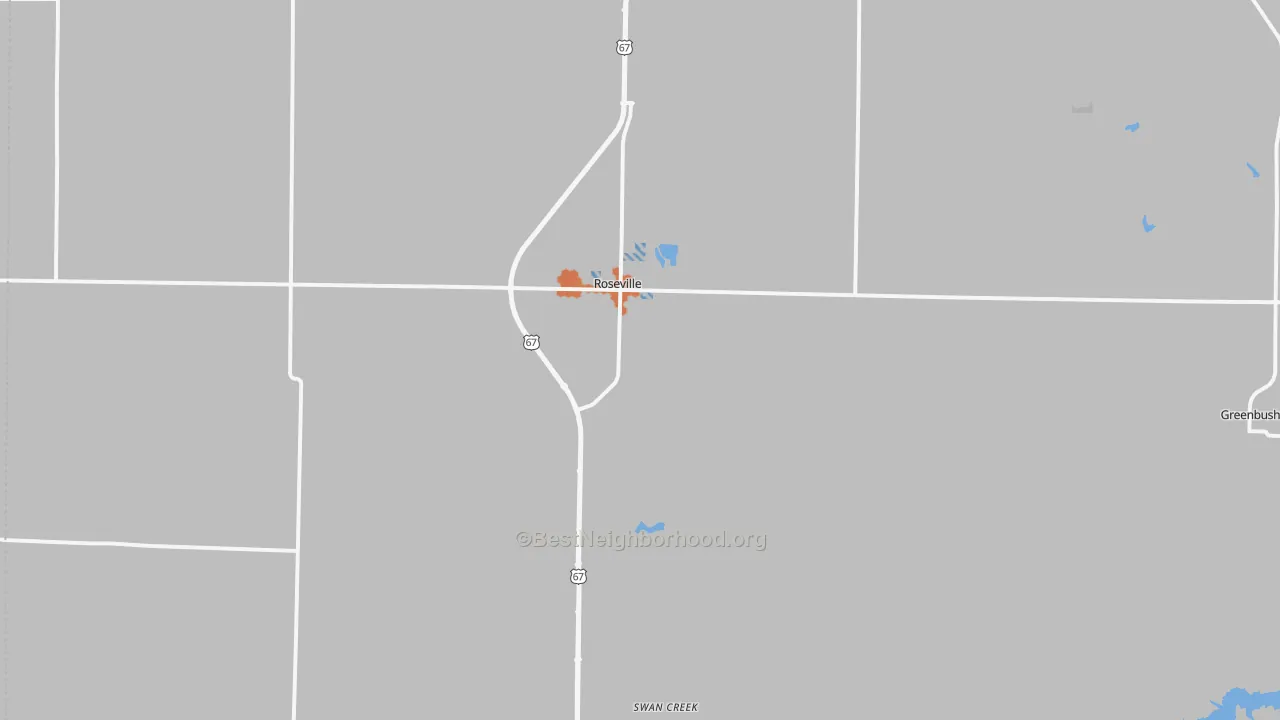 Bike Grade map of 61473, IL