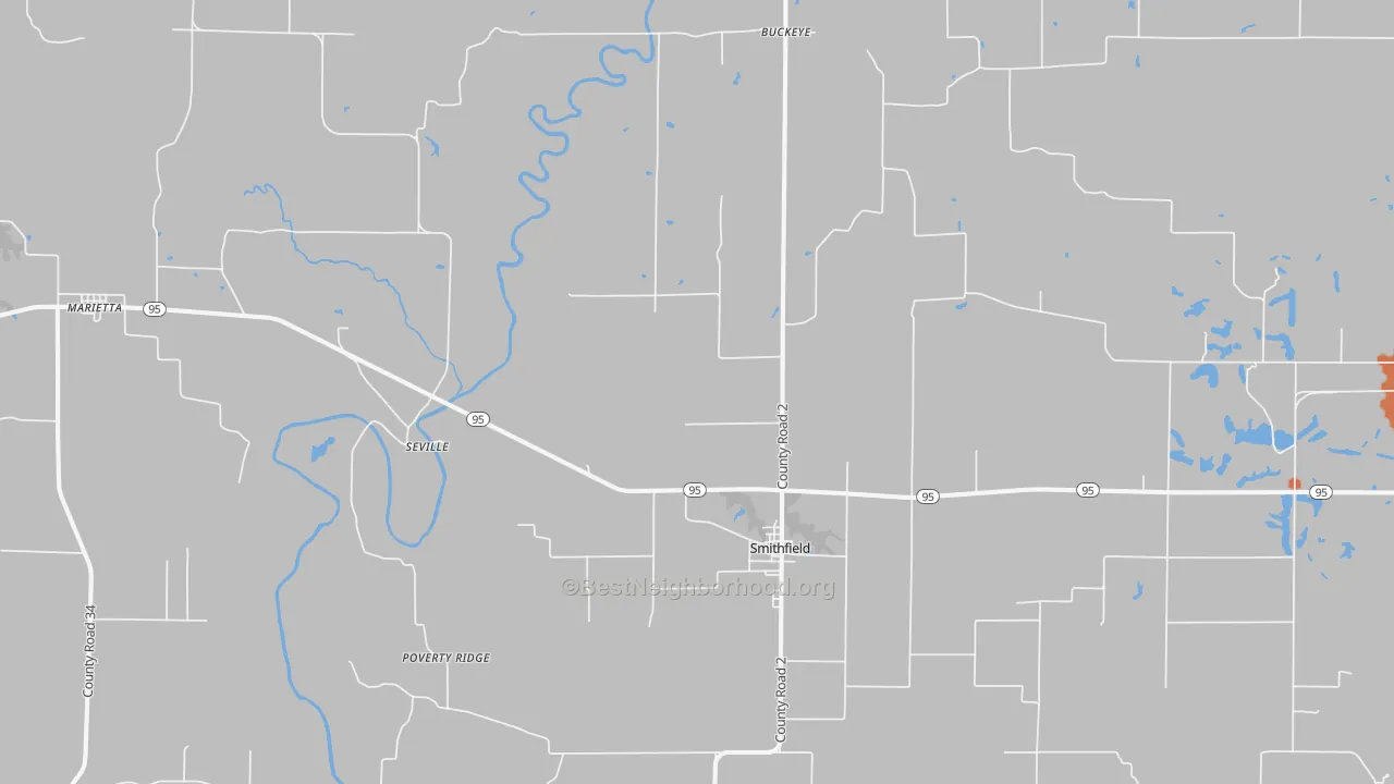 Bike Grade map of 61477, IL
