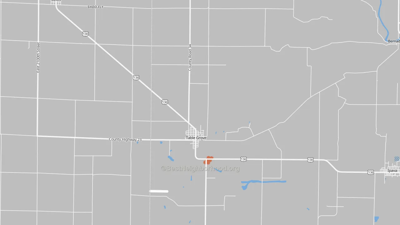 Bike Grade map of 61482, IL