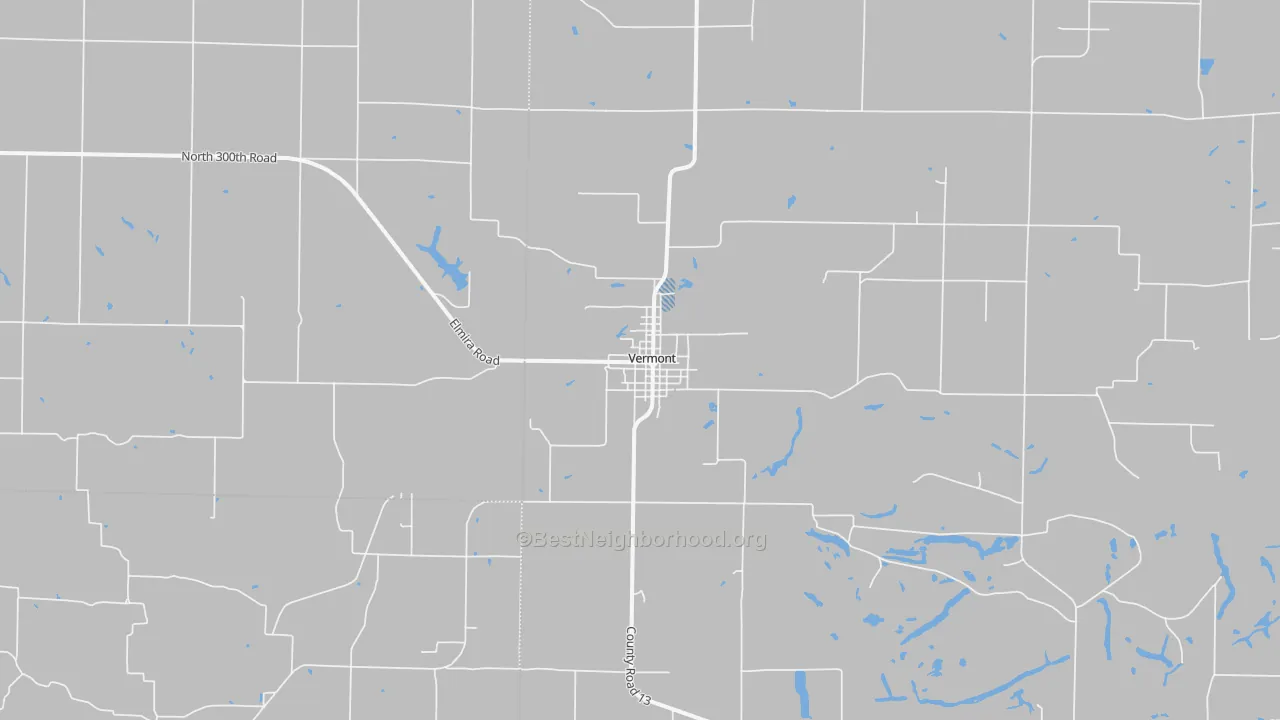 Bike Grade map of 61484, IL