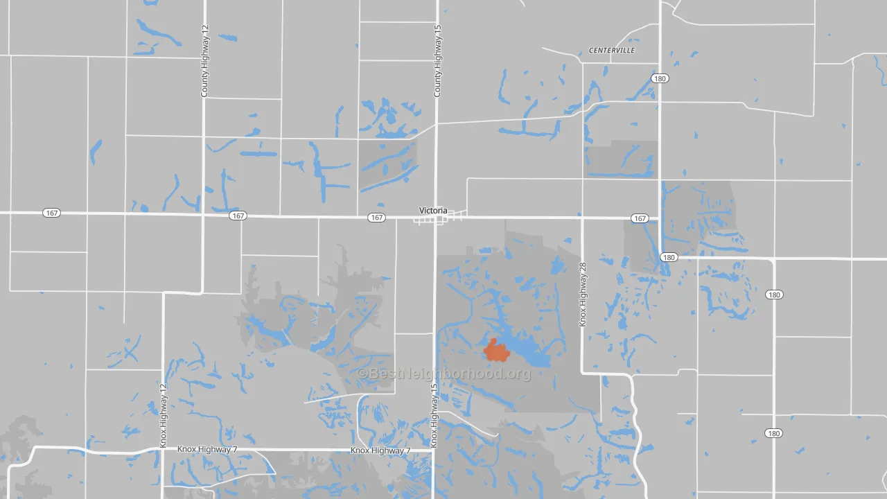 Bike Grade map of 61485, IL