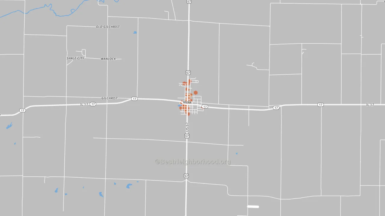 Bike Grade map of 61486, IL
