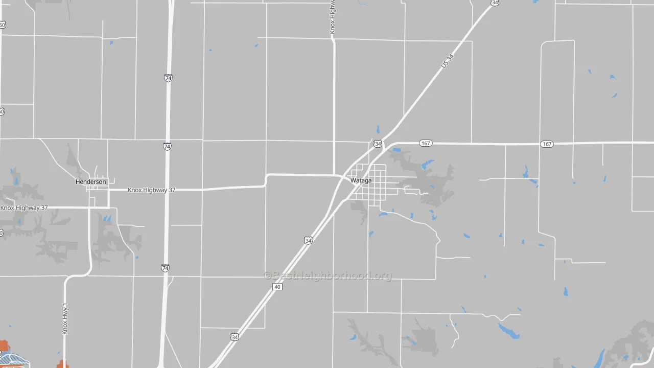 Bike Grade map of 61488, IL