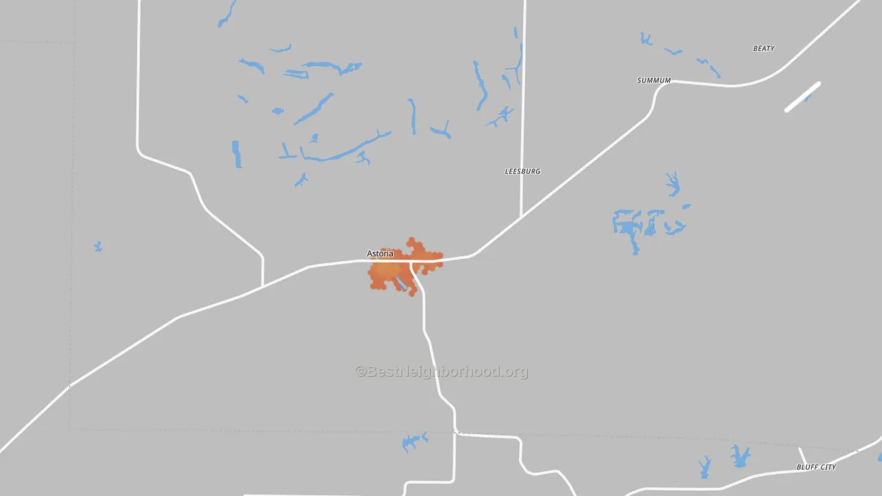 Bike Grade map of 61501, IL