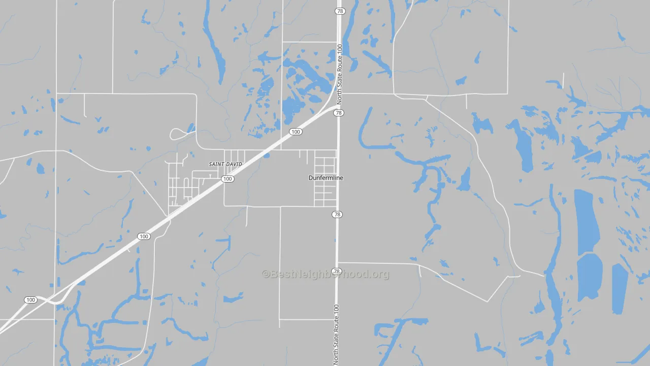 Bike Grade map of 61524, IL