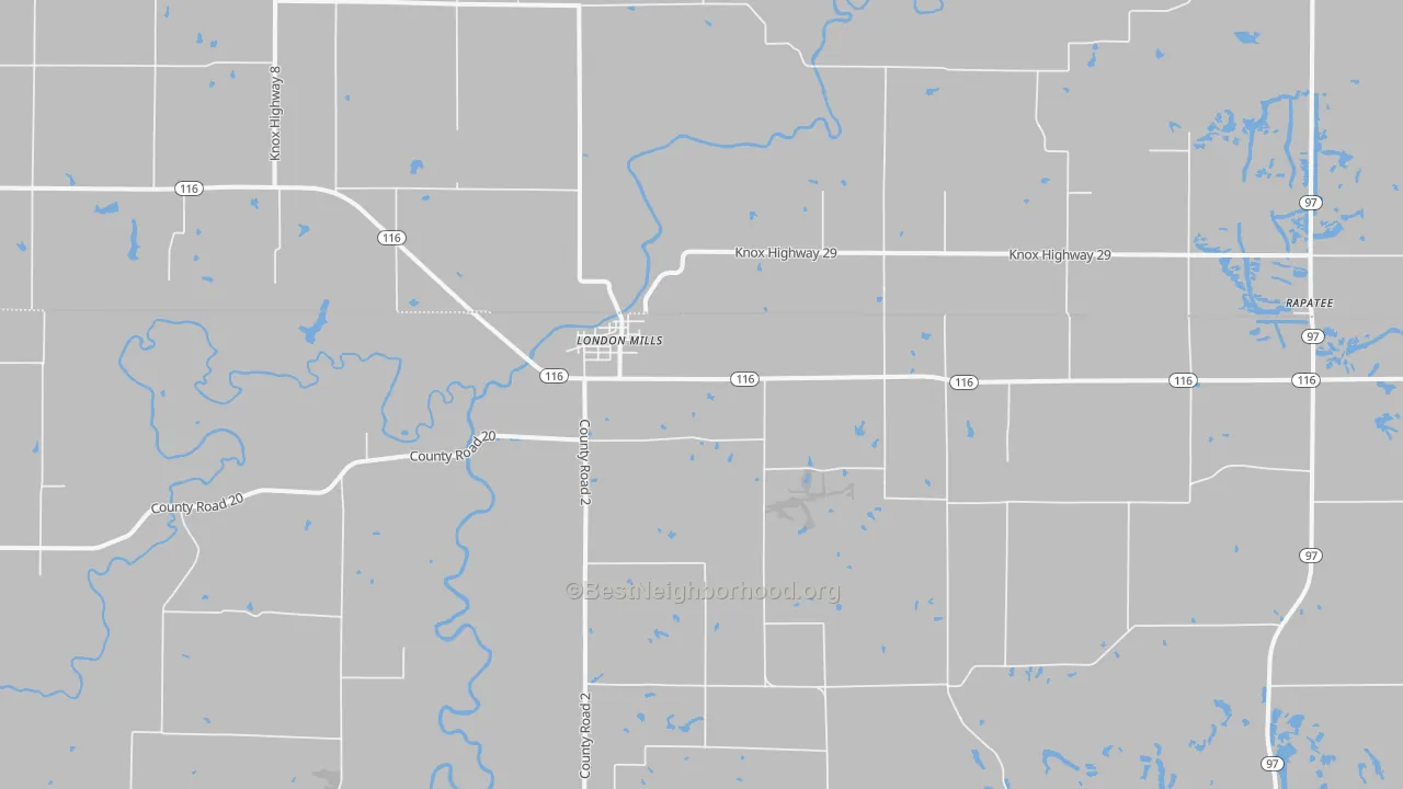Bike Grade map of 61544, IL