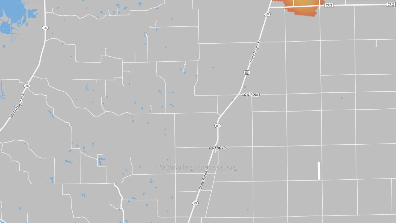 Bike Grade map of 61545, IL
