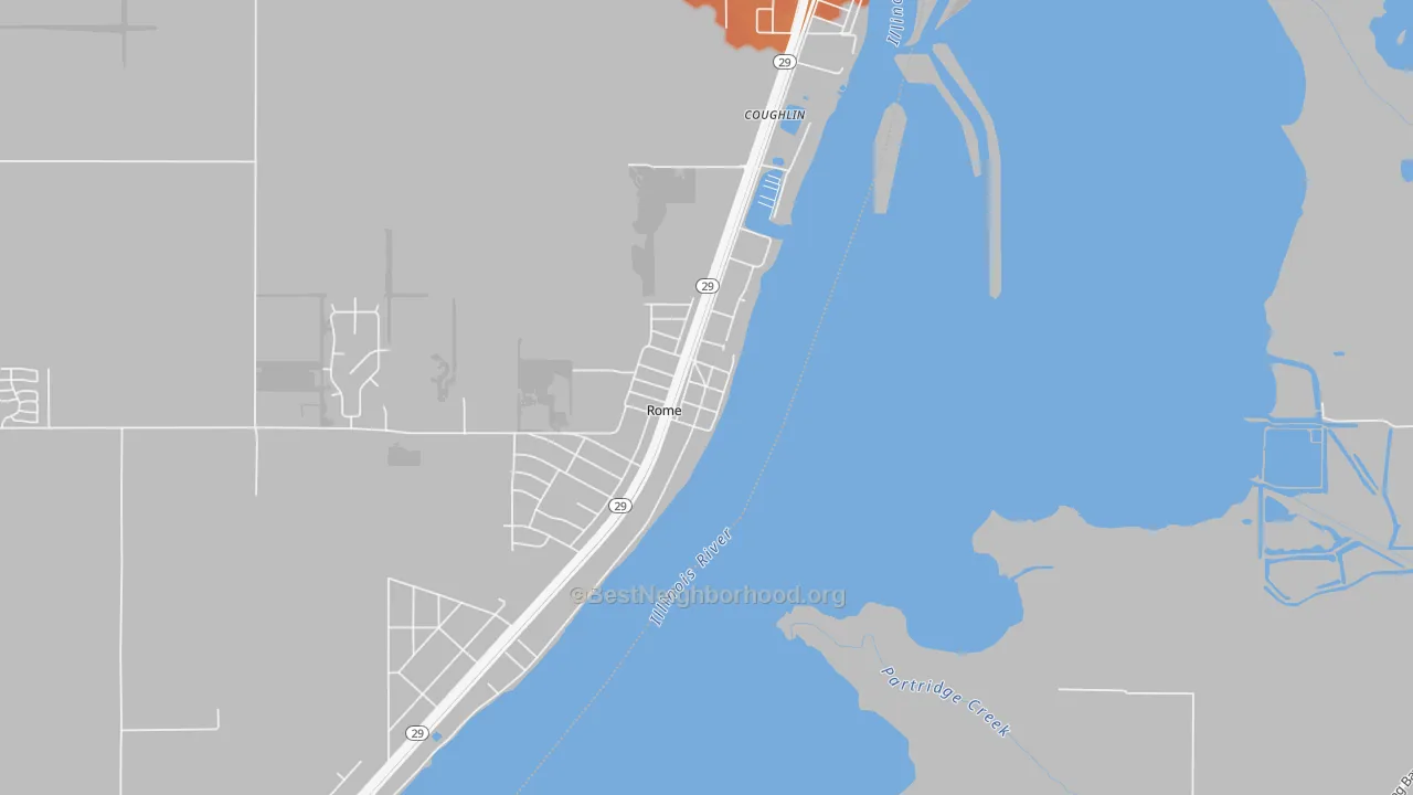 Bike Grade map of 61562, IL