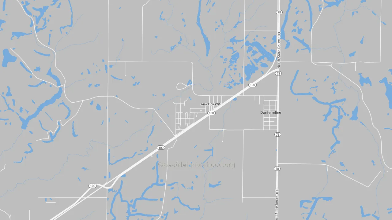 Bike Grade map of 61563, IL