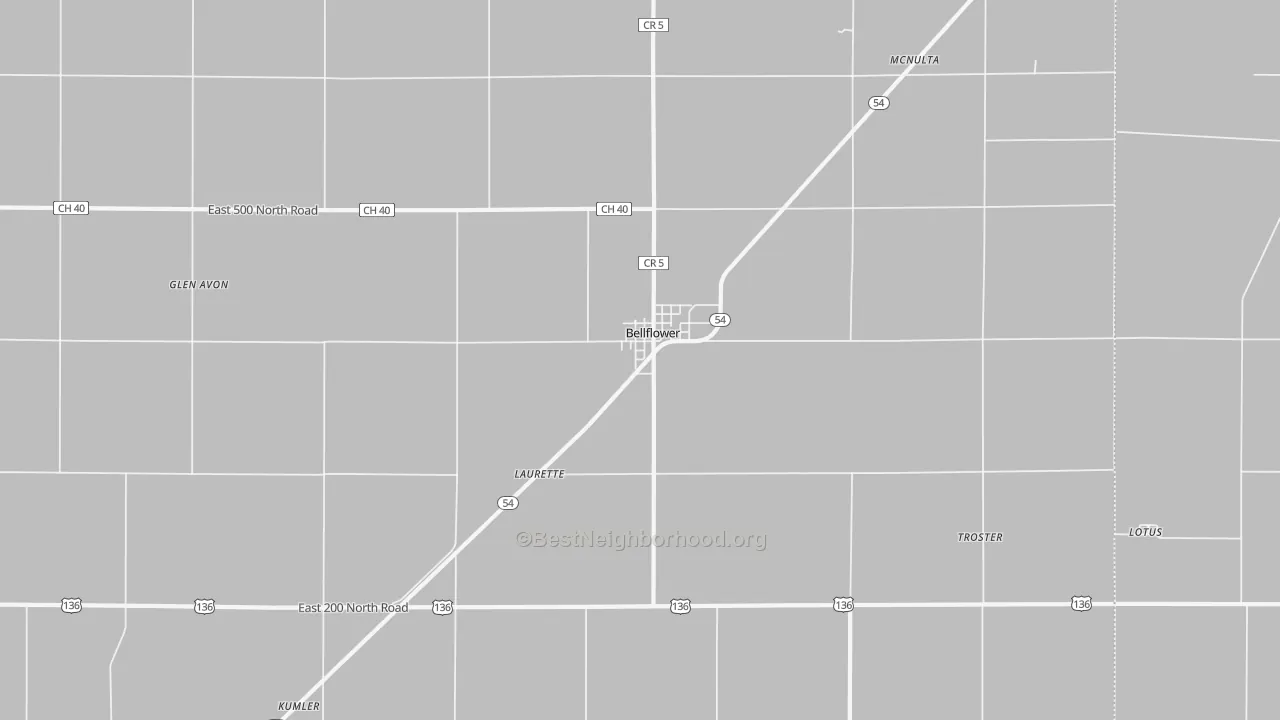 Bike Grade map of 61724, IL