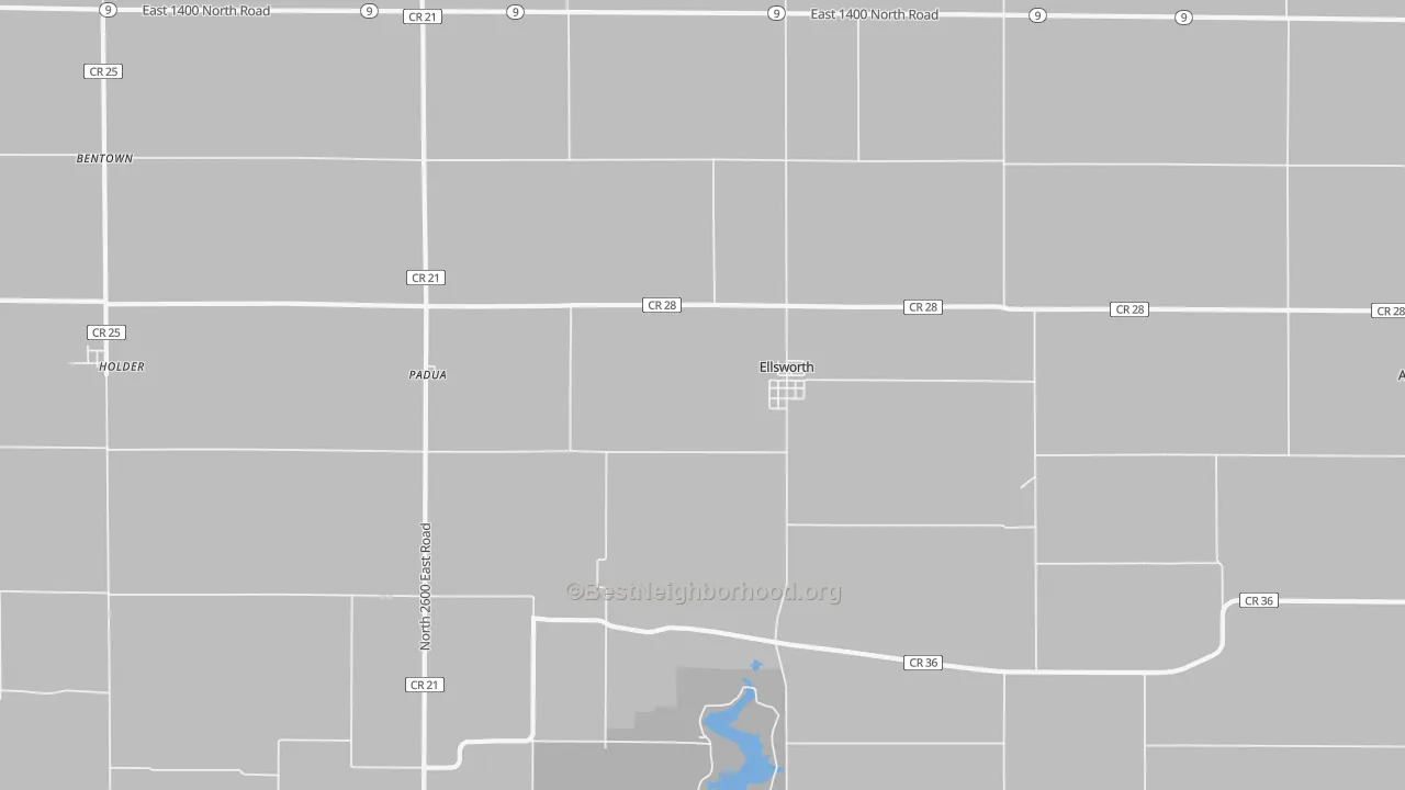 Bike Grade map of 61737, IL