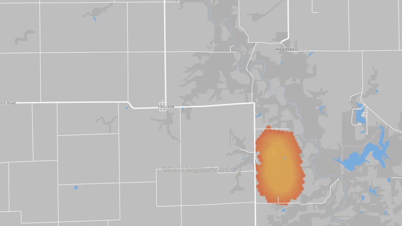Bike Grade map of 61831, IL