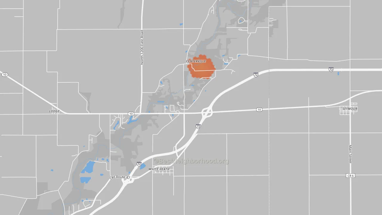 Bike Grade map of 61884, IL