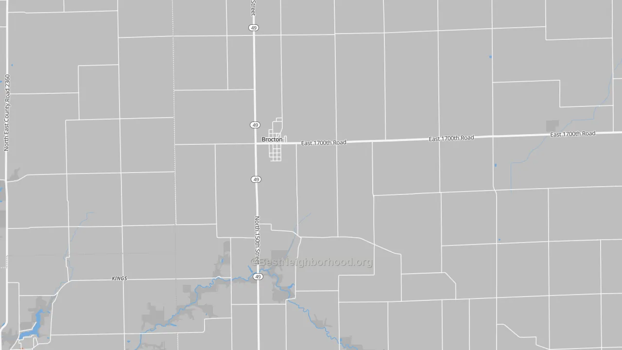 Bike Grade map of 61917, IL