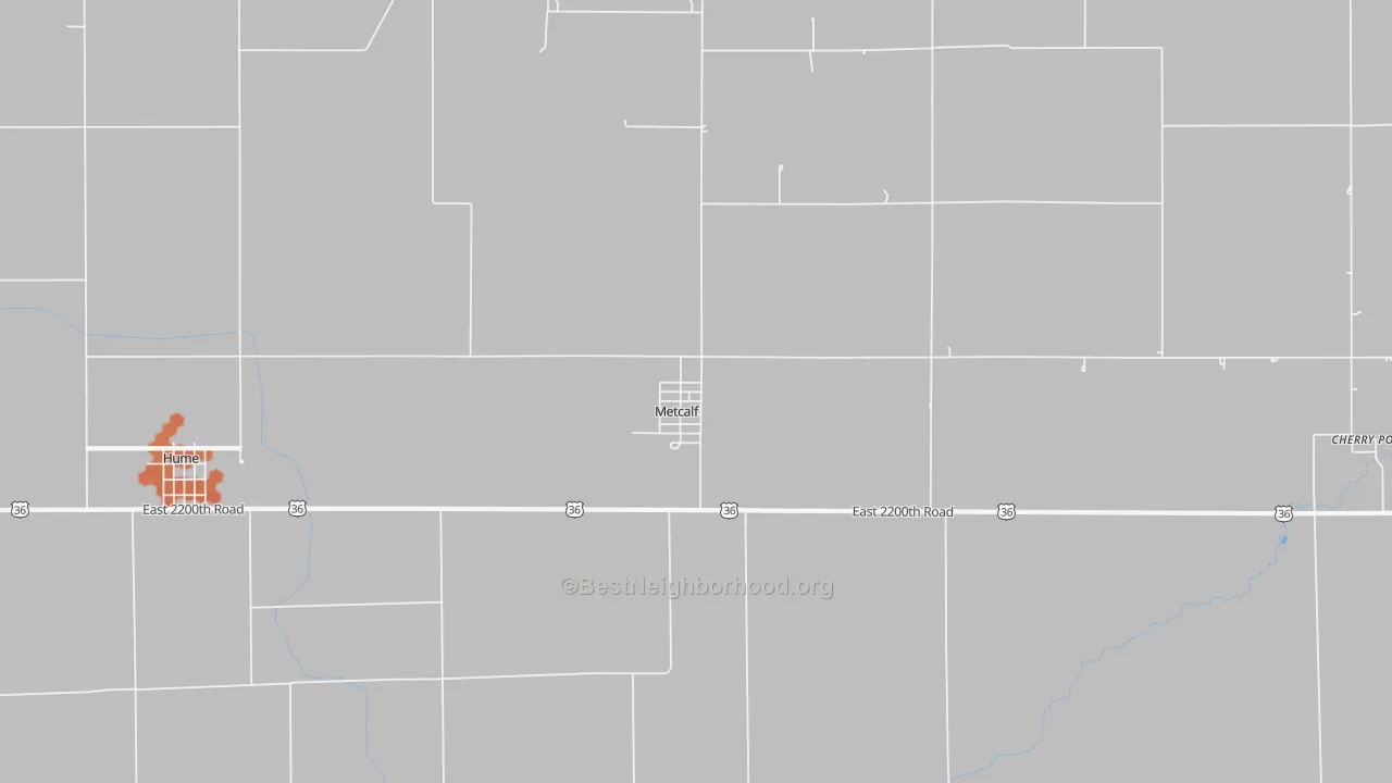 Bike Grade map of 61940, IL