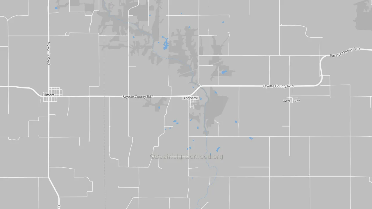 Bike Grade map of 62011, IL