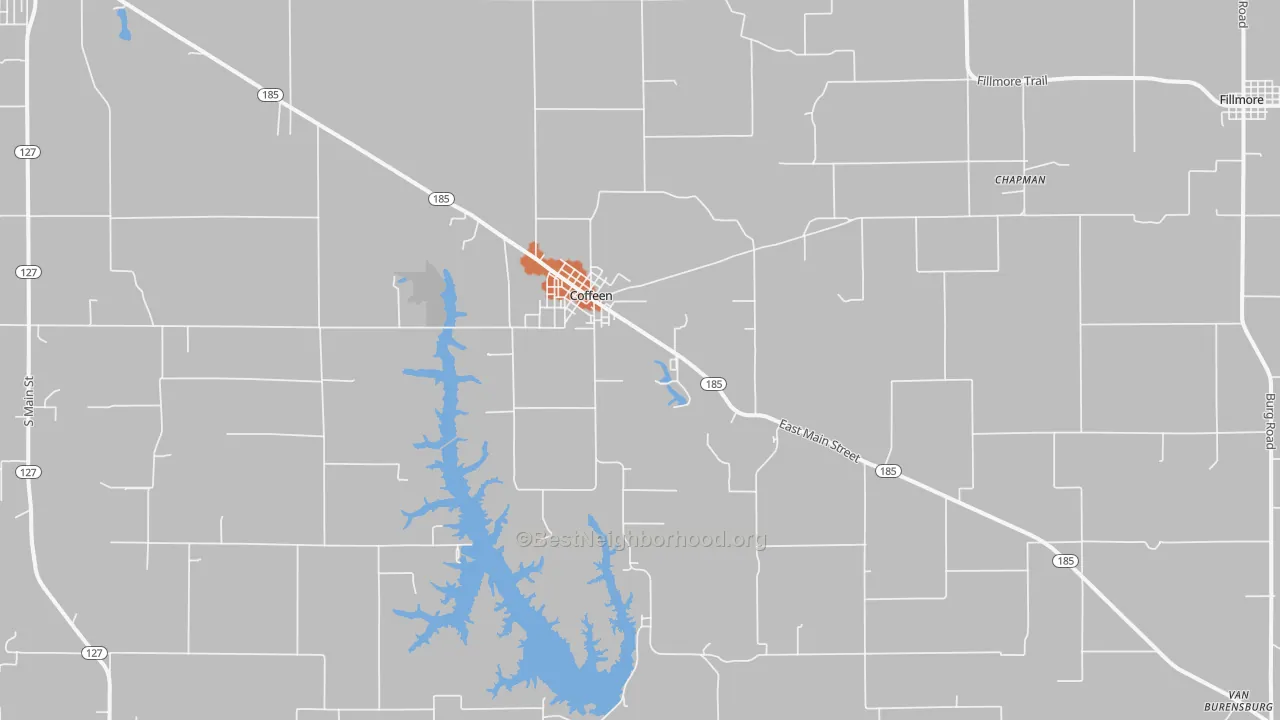 Bike Grade map of 62017, IL