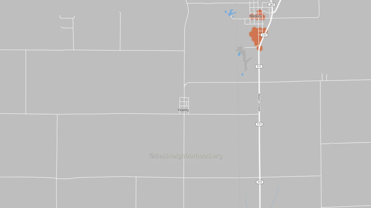 Bike Grade map of 62030, IL