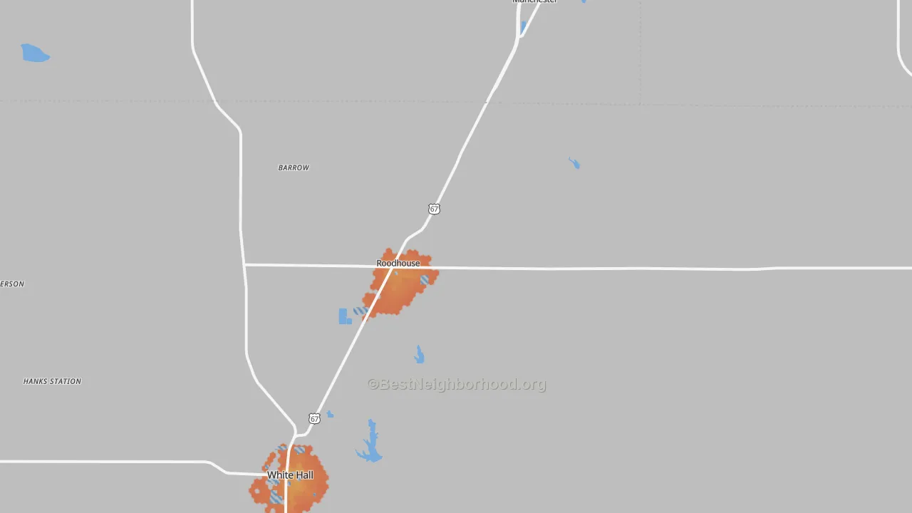 Bike Grade map of 62082, IL